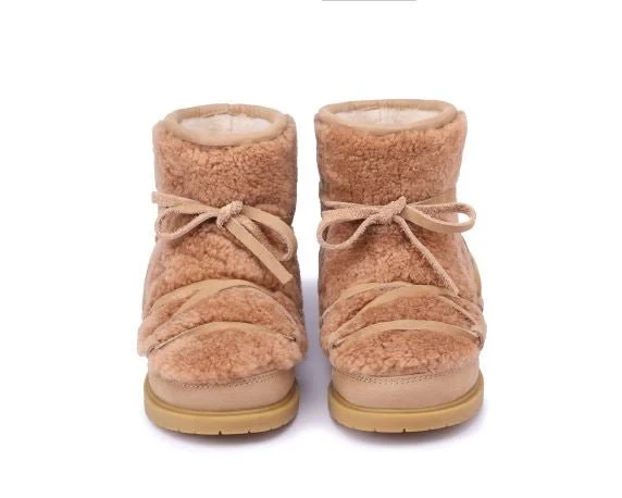 Boots curly inuka beige