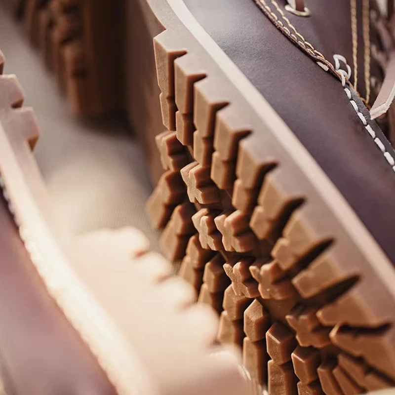 Retro lage Britse bootschoenen