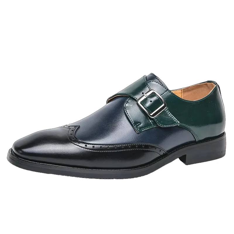 Heren loafers kleur bijpassende platte schoenen