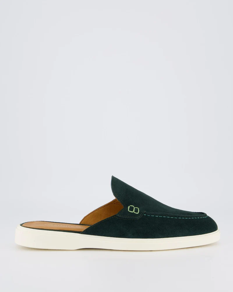 Atelier Verdi Heren Gulio Slip On Pine slippers