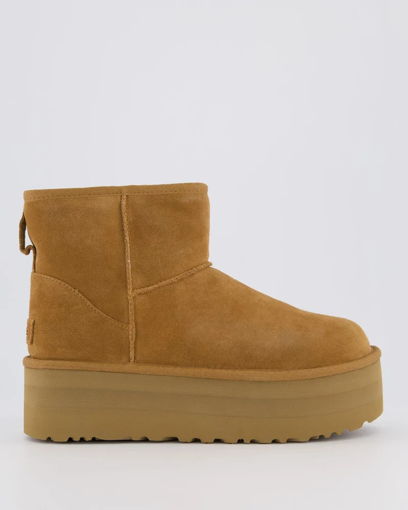 Dames Classic Mini Platform Chestnut
