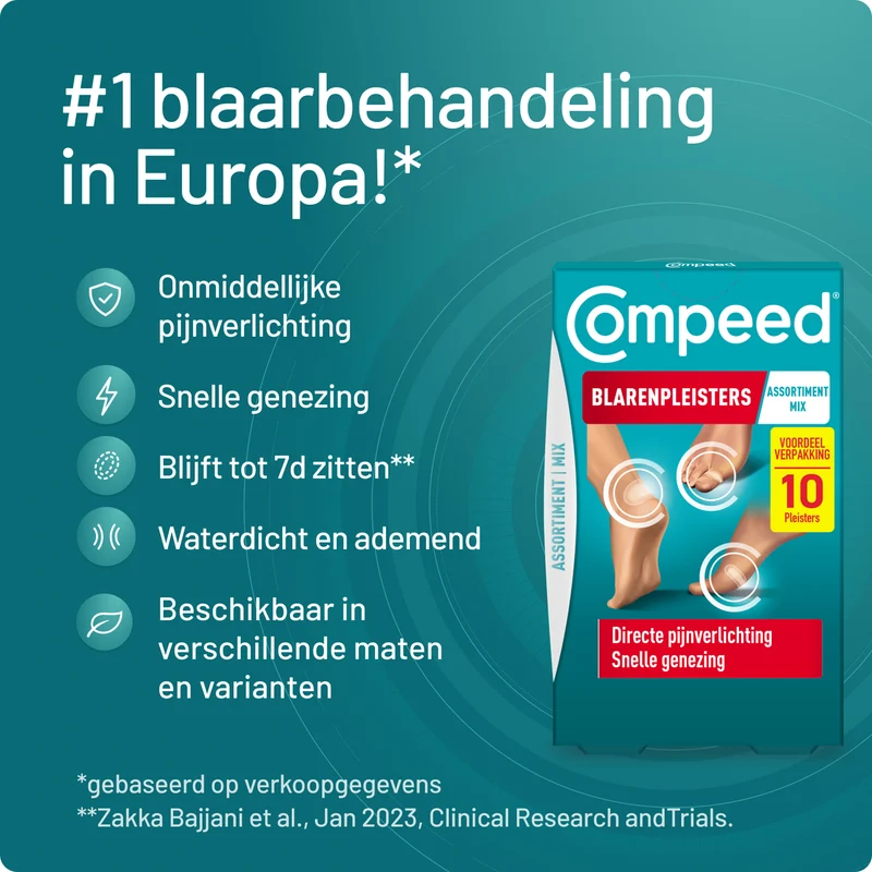 Compeed Blarenpleister mixpack 10.00 Stuks