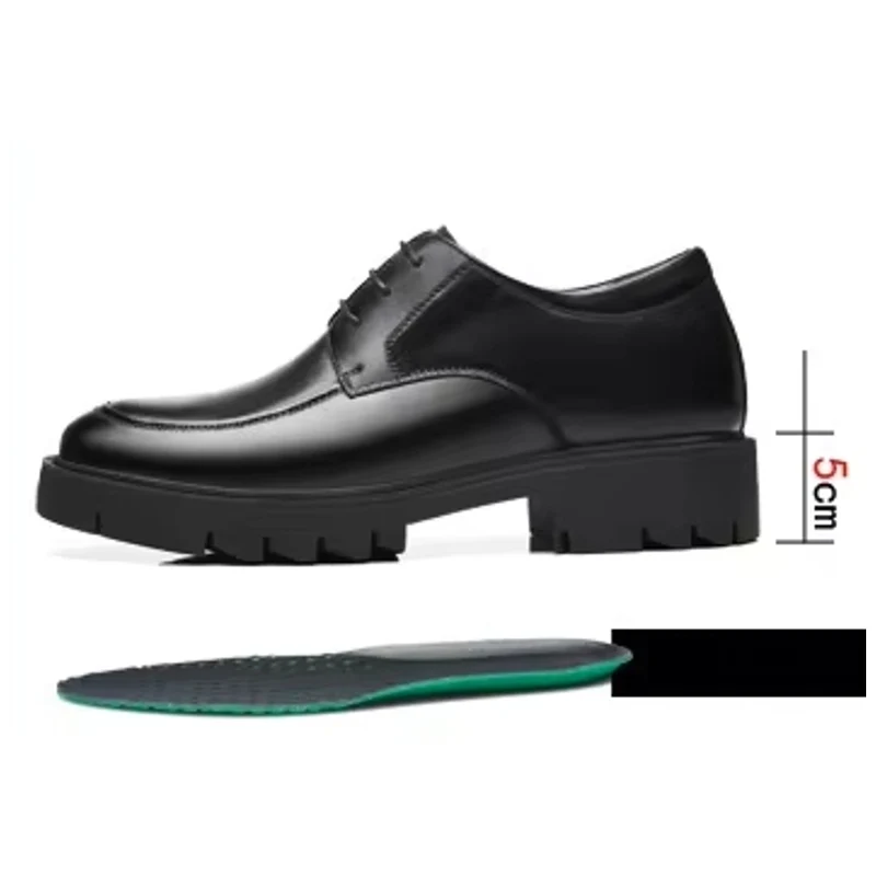 Echte leren hakken herenschoenen