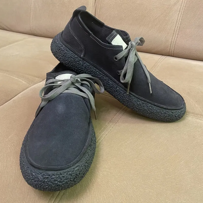 Heren Suède Echt Leren Casual Schoenen