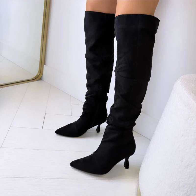 VEGAS SUEDINE LAARS DES8076 - BLACK/SUE