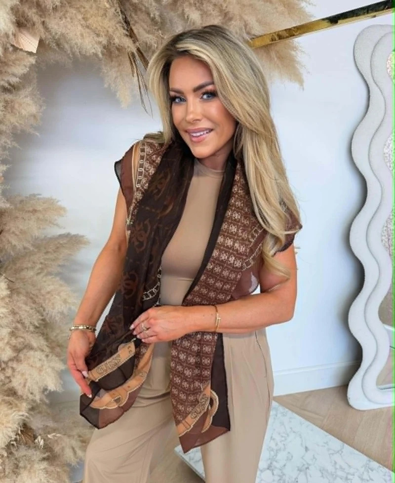 GUESS LINDSEY PRINTED KEFIAH SCARF AW5536MOD03 - BNL