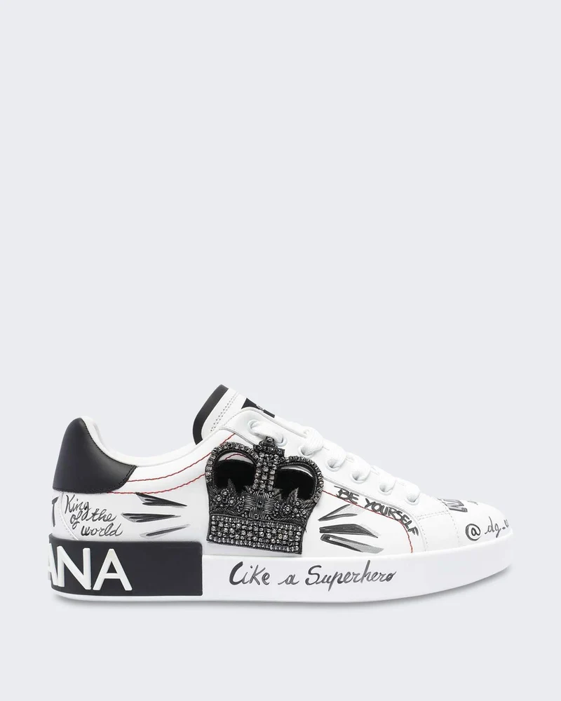 Dolce&Gabbana Heren Portofino Sneaker Wit