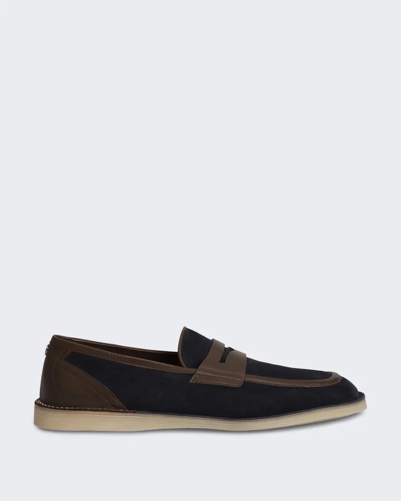 Dolce&Gabbana Heren Split Calfskin Loafer Bruin