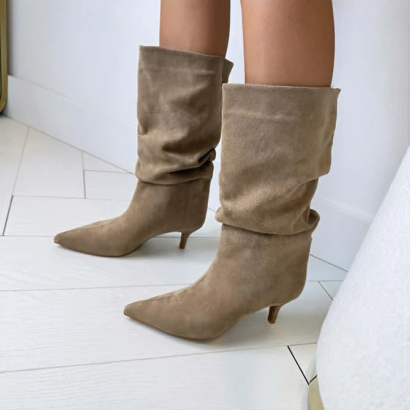 MILA SUEDINE LAARS 2513A - KHAKI