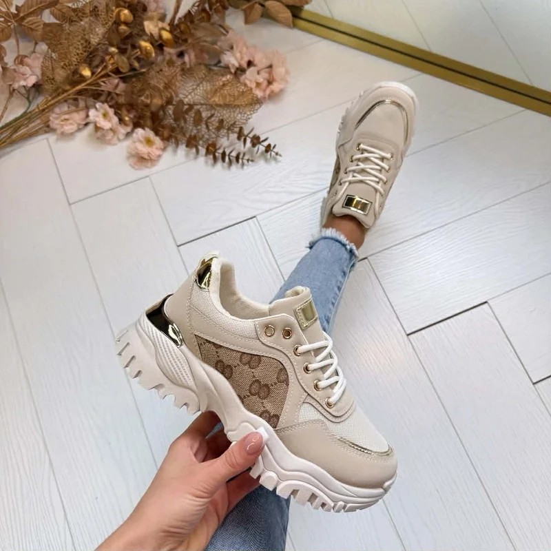 *SALE*GEORGIA SNEAKER KK-315 - BEIGE