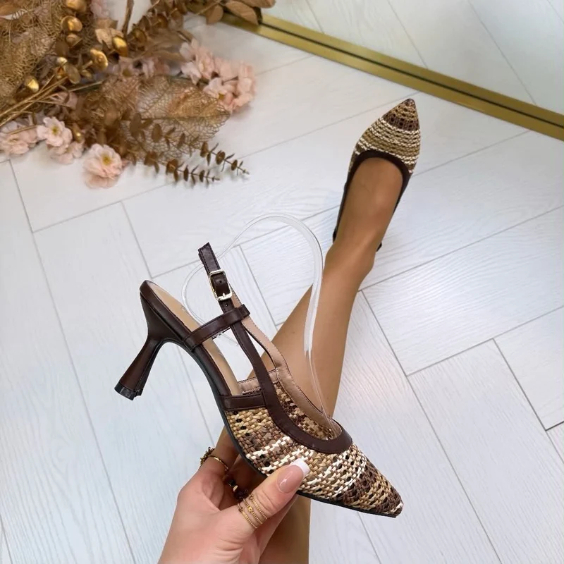 *SALE* BIBI HEEL DES8515 - BROWN
