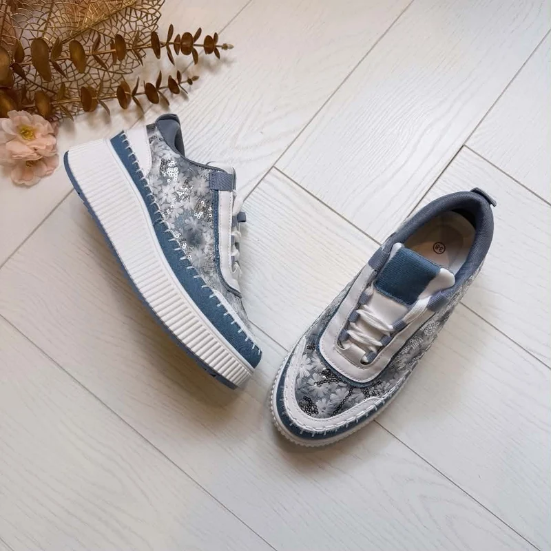 *LAATSTE MAAT 38* FOREST SNEAKER 8-255 - BLUE
