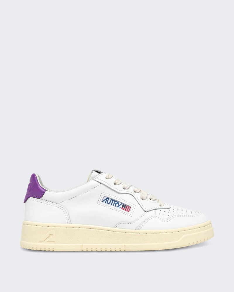 Dames Medalist Low Sneaker Wit/Paars