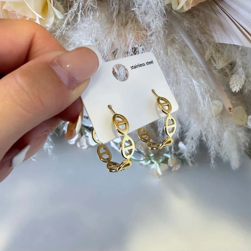 DIDI HOOPS EARRING 758 - GOLD