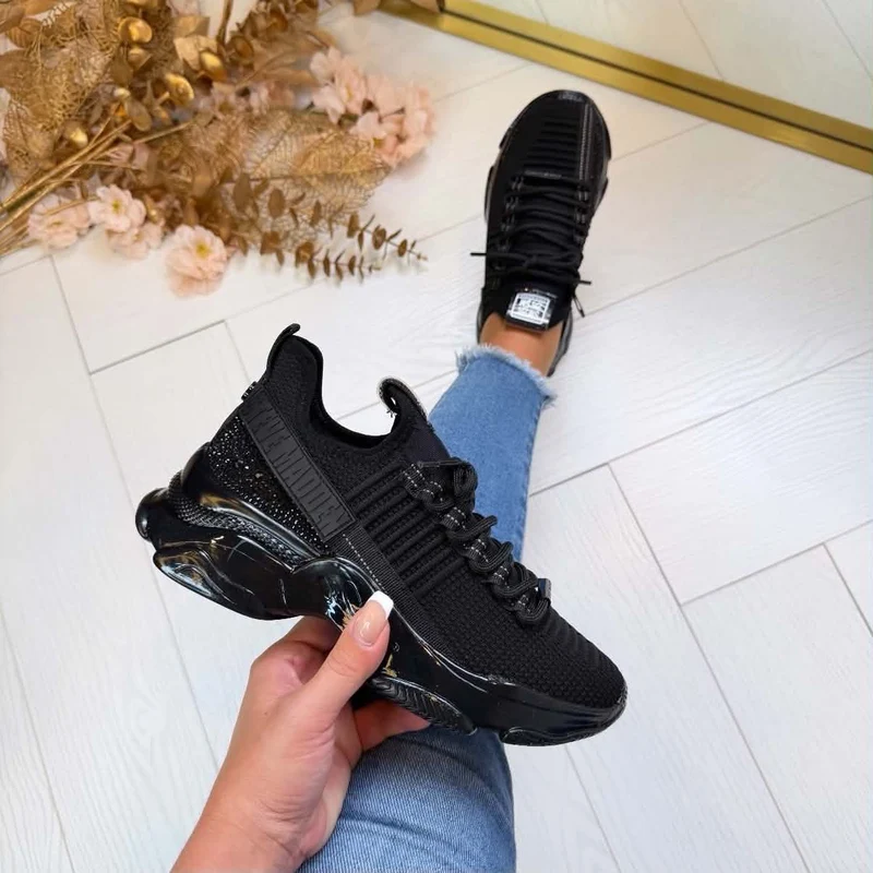 STEVE MADDEN SNEAKER MAXILLA-R-E 0110 - JET BLACK