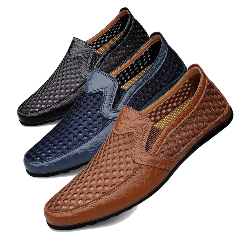 Mode zachte mannelijke outdoor loafers