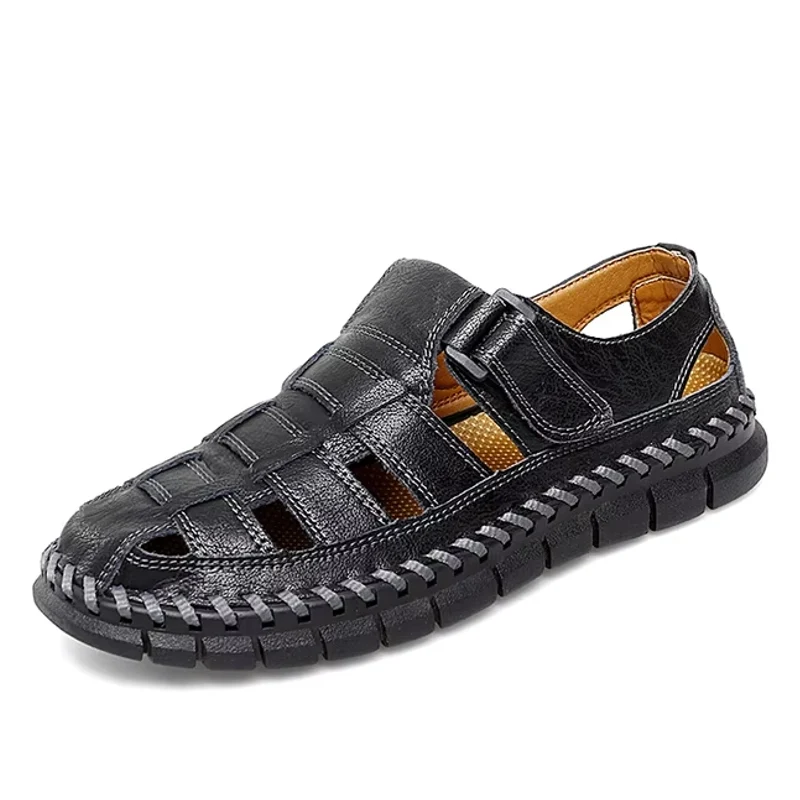 Slip On Split Leather Schoenen Heren Flats