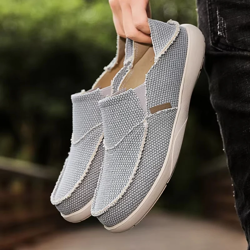 Mode Platte Loafers Schoenen Canvas Schoenen