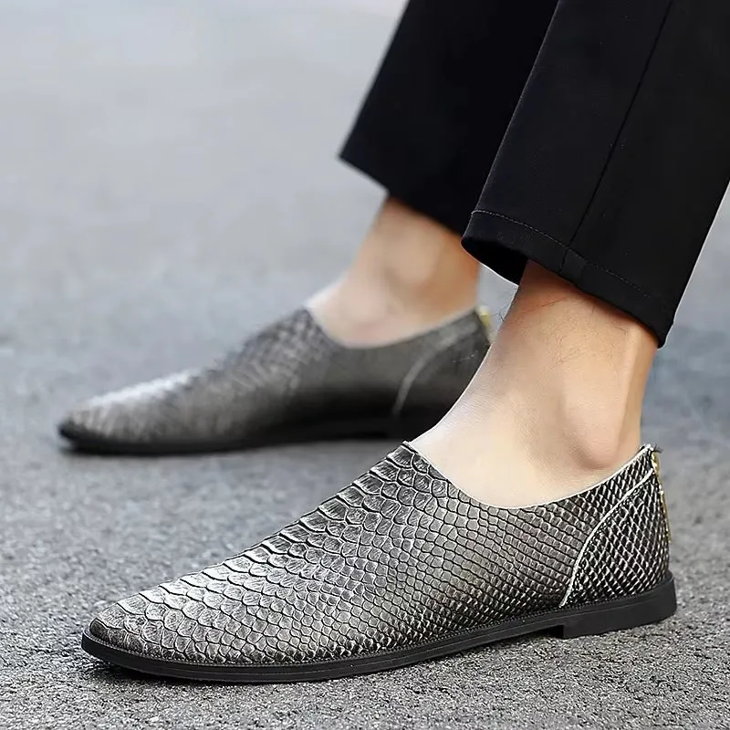 Italiaanse stijl schoenen echte leren heren loafers