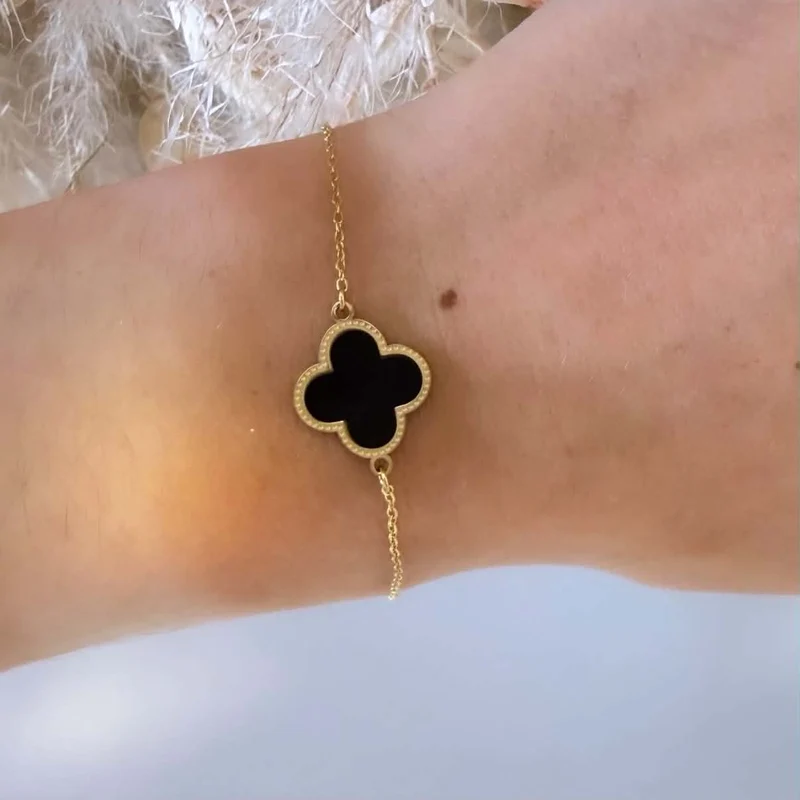 BLACK KLAVER BRACELET RX-205 - GOLD