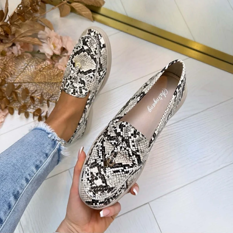 *SALE*LIVA INSTAPPER DES8015 - BEIGE/SNAKE