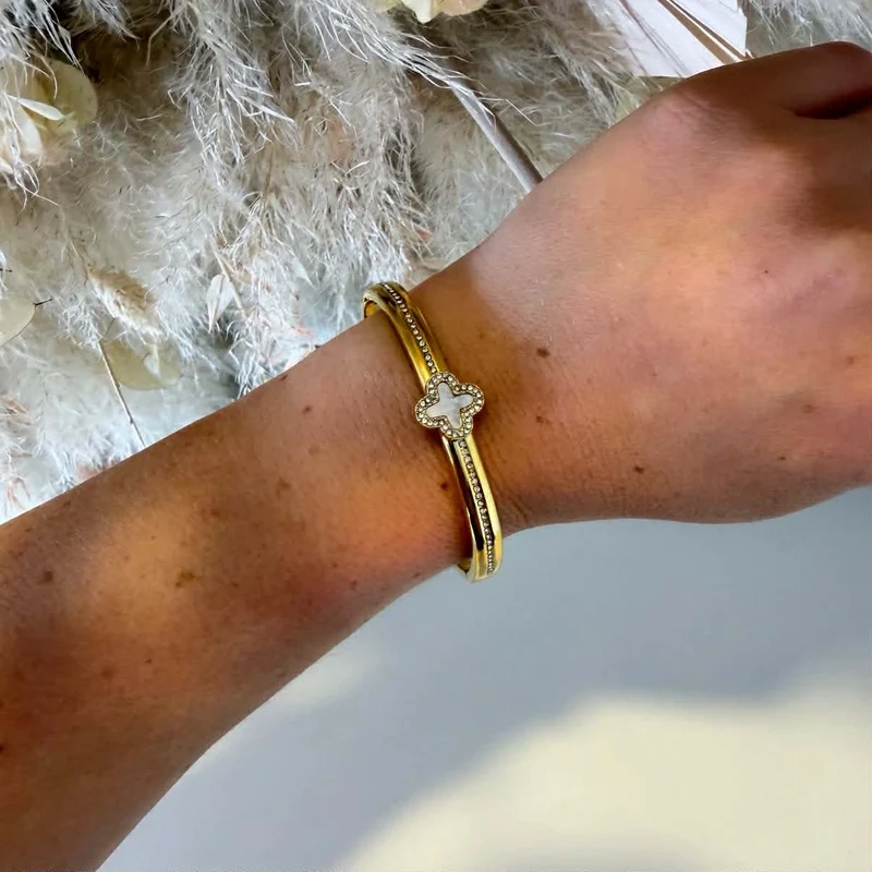 KLAVER BRACELET SZ087 - GOLD