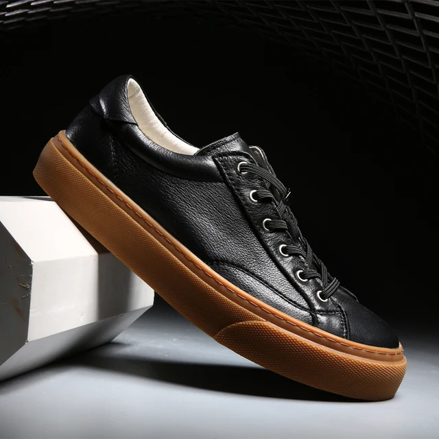 Herenschoenen Leren sneakers