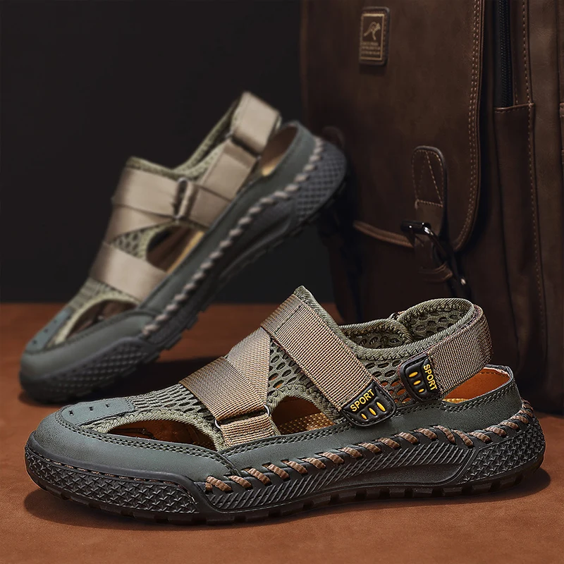 Heren Sandalen Ademend Uitgehold
