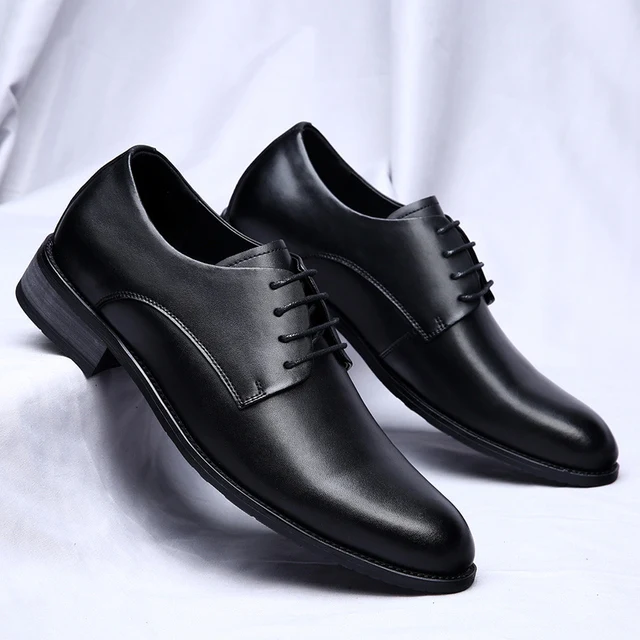 Mannen klassieke lederen schoenen