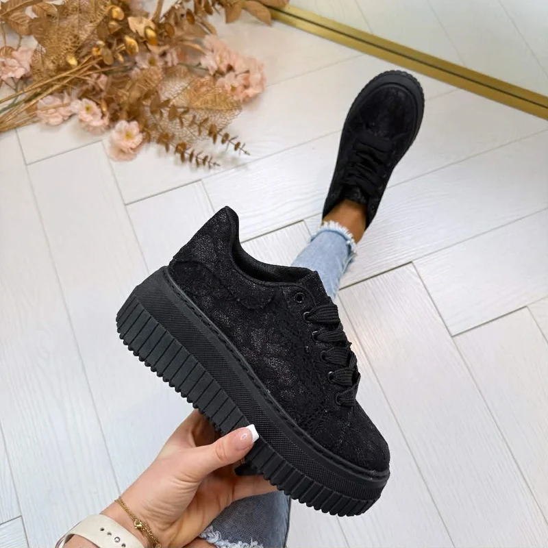 SPARK LACE SNEAKER PC309 - BLACK