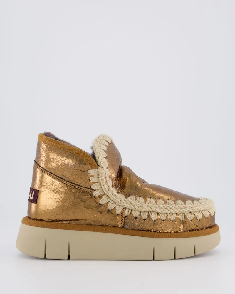 Mou Dames Eskimo Bounce Sneaker Bronze enkellaarsjes