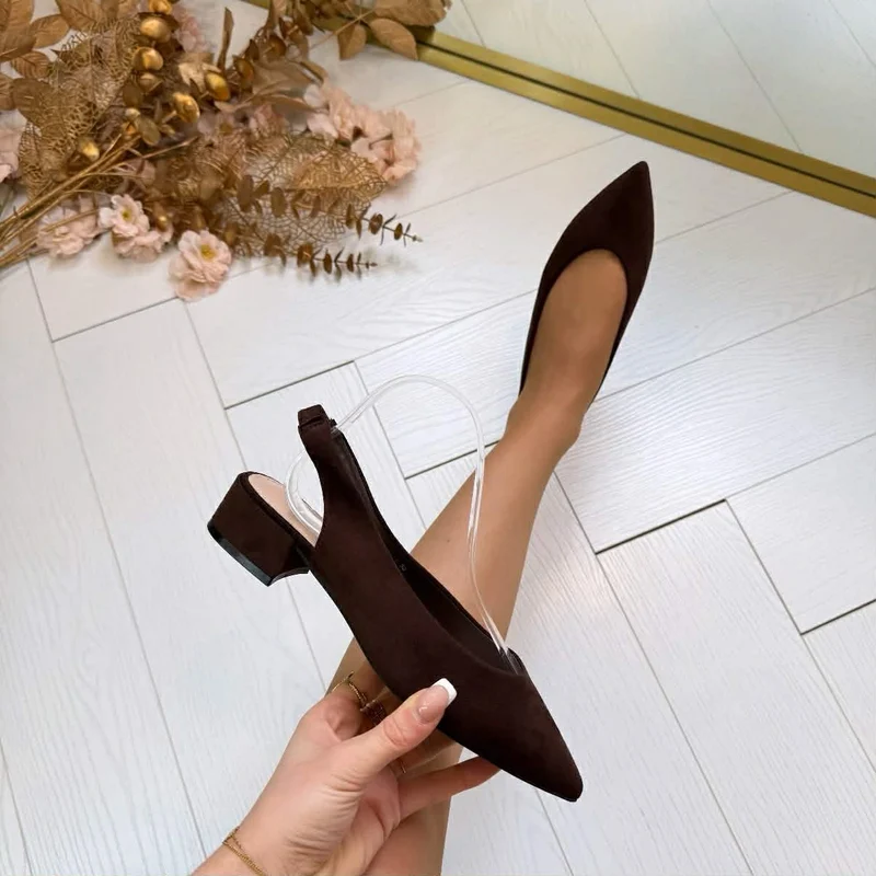 SUEDINE HAKJE AQ215 - BROWN