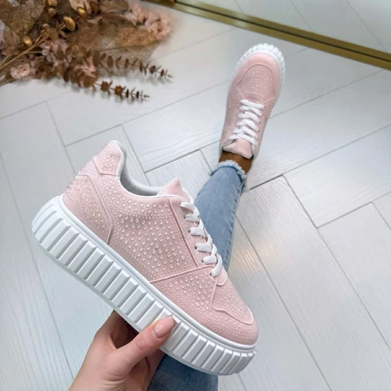 *SALE* LIVIA GLAMOUR SNEAKER A88-228 - PINK