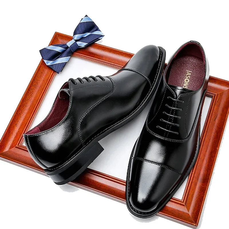 Bruin lederen Oxford schoenen