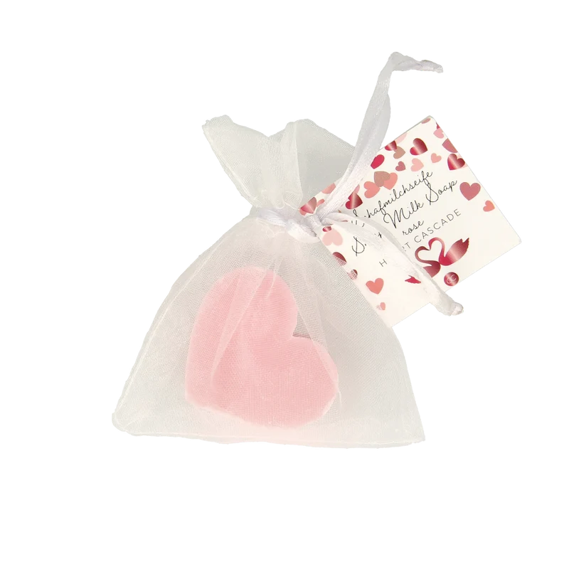 Merkloos Sheep milk soap heart cascade 1.00 Stuks
