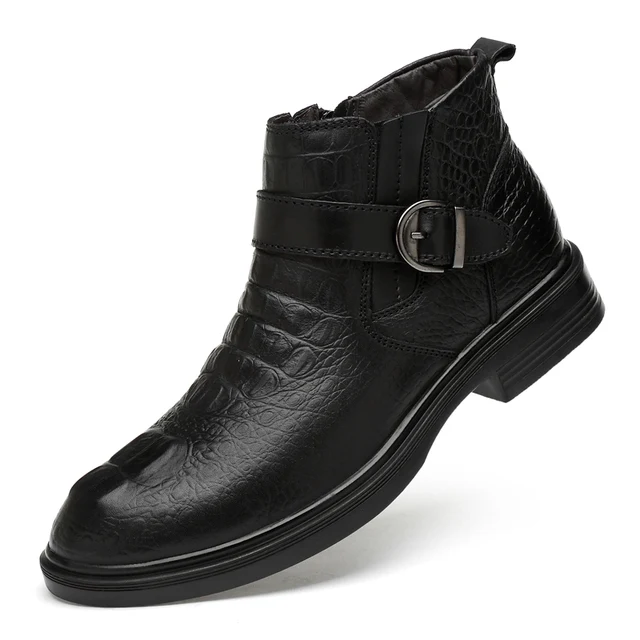 Krokodillenleer Heren Laarzen Schoenen