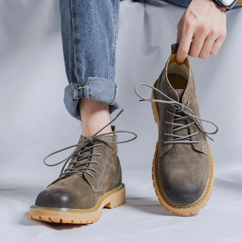 Winter cowboylaarzen met veters