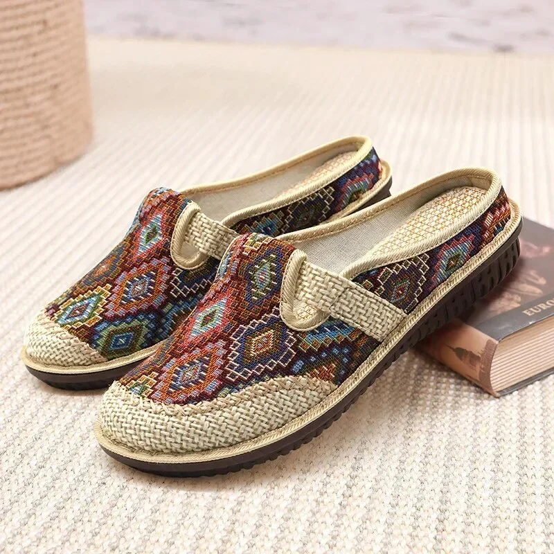 Damesschoenen Etnische casual pantoffels