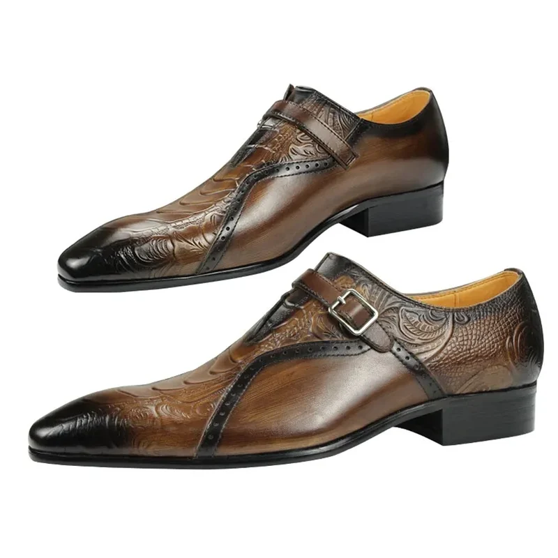 Leren herenschoenen