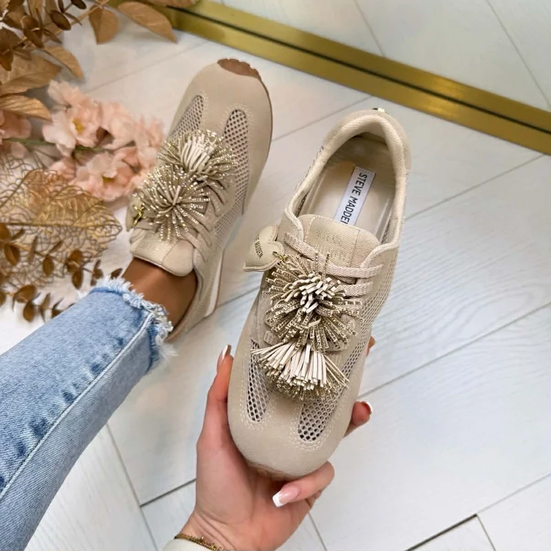 *SALE* STEVE MADDEN COHEART SNEAKER 5425 - SAND SUEDE