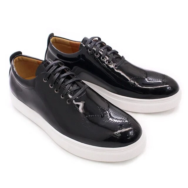 Zwarte leren sneakers voor heren | Casual schoenen Australië