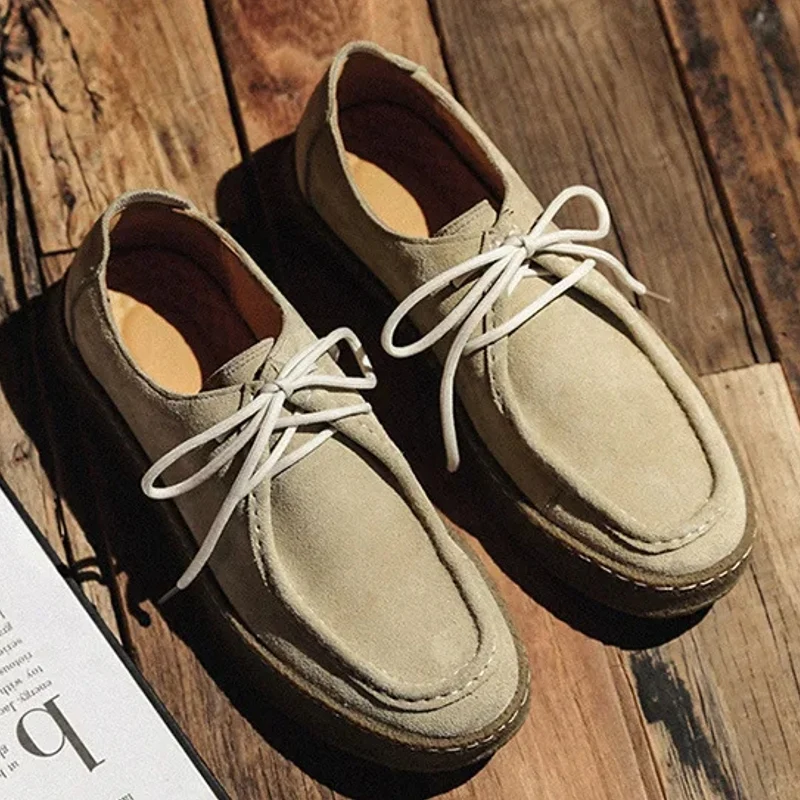 Suède bootschoenen voor heren