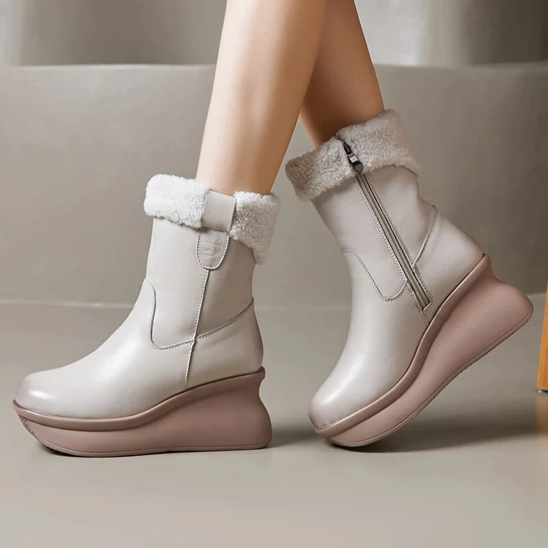 Comfort-enkellaarzen dames