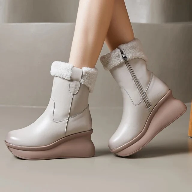 Comfort-enkellaarzen dames