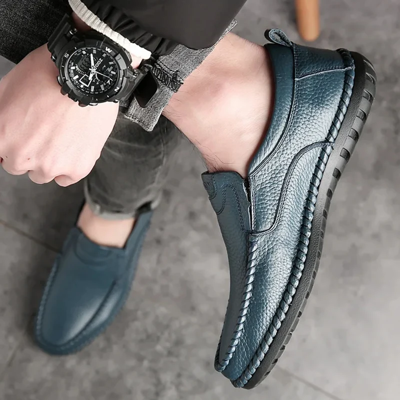 Brede bootschoenen voor heren