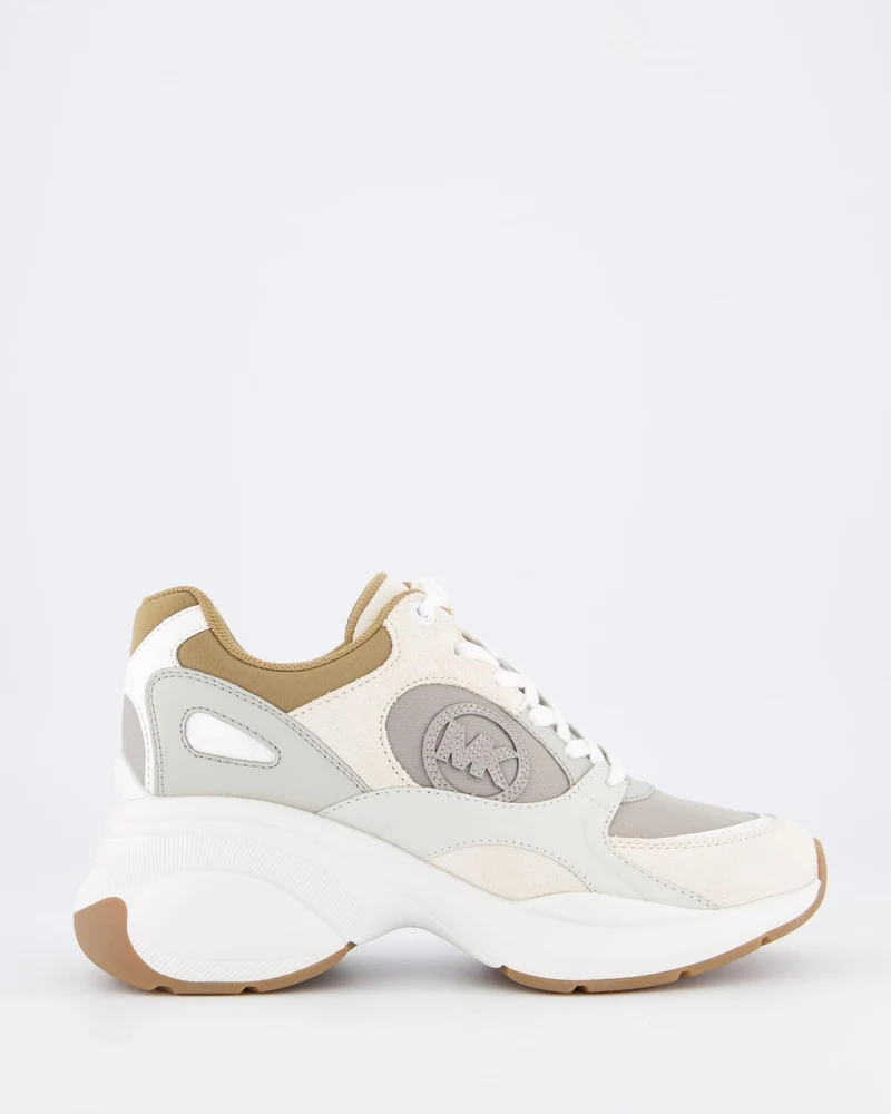 Michael Kors Dames Zuma Sneaker Wit/Beige