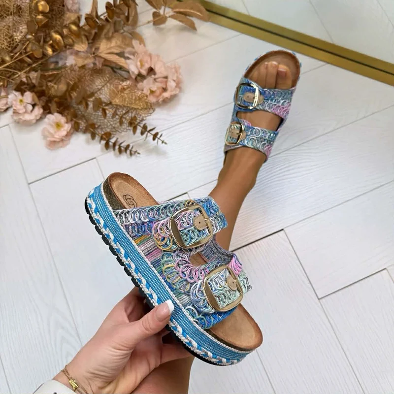 *SALE* PRETTY GESP SLIPPER LX-9631 - BLUE