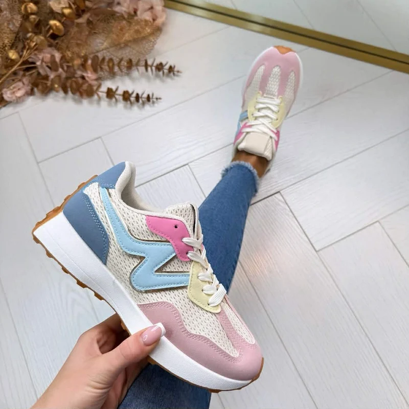 *SALE* WAVE SNEAKER A023 - MULTIPINK