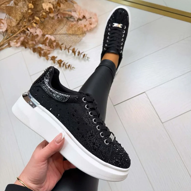 STEVE MADDEN SNEAKER GLIDER-SMR 5266 - BLACK