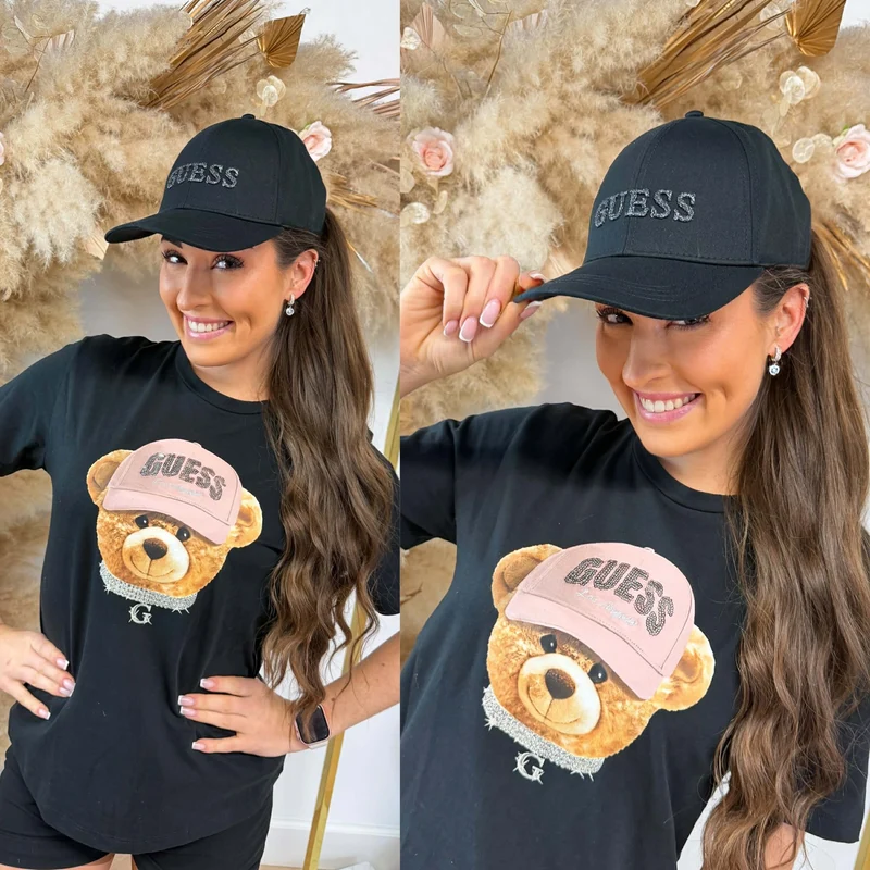 GUESS BASEBALL CAP AW5474COT01 - BLACK